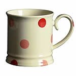 red spot tankard mug